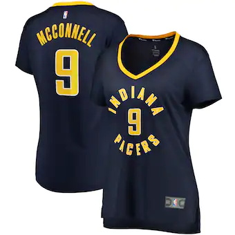 womens fanatics branded tj mcconnell navy indiana pacers fa-314